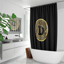 Load image into Gallery viewer, DOGECOIN Quick-drying Shower Curtain