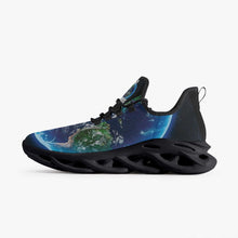 Load image into Gallery viewer, RAP RECORDS Bounce Mesh Knit Sneakers - Black