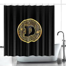 Load image into Gallery viewer, DOGECOIN Quick-drying Shower Curtain