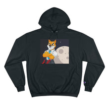 Load image into Gallery viewer, Shiba On The Moon Champion Hoodie
