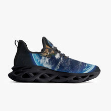 Load image into Gallery viewer, RAP RECORDS Bounce Mesh Knit Sneakers - Black