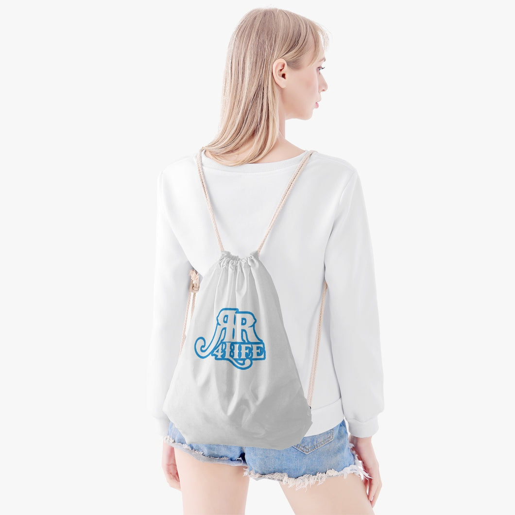 Rap Records Polyester Drawstring Backpack