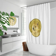 Load image into Gallery viewer, DOGeCOIN  Quick-drying Shower Curtain
