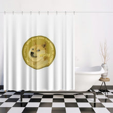 Load image into Gallery viewer, DOGeCOIN  Quick-drying Shower Curtain

