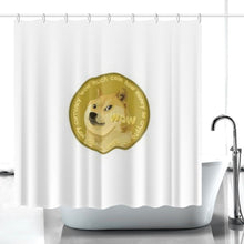Load image into Gallery viewer, DOGeCOIN  Quick-drying Shower Curtain

