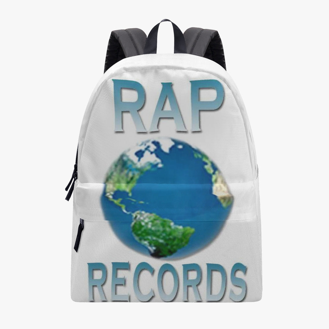 RAP RECORDS All-over-print Canvas Backpack