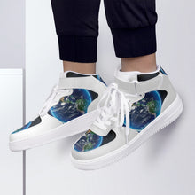 Load image into Gallery viewer, RAP RECORDS GLOBES New High-Top Leather Sports Sneakers
