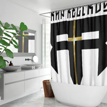 Load image into Gallery viewer, RAP RECORDS RR CROSS  Quick-drying Shower Curtain
