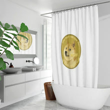 Load image into Gallery viewer, DOGeCOIN  Quick-drying Shower Curtain
