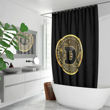 Load image into Gallery viewer, DOGECOIN Quick-drying Shower Curtain
